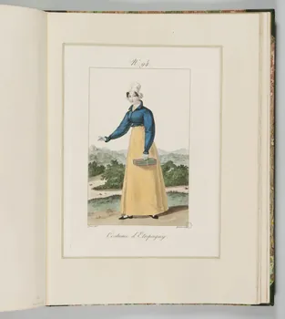 Louis-Marie Lanté ; Georges-Jacques Gatine ; Bernard Mancel élément d'ensemble Costume d'Etrepagny. 1822-1832 1990.59.94 Photo