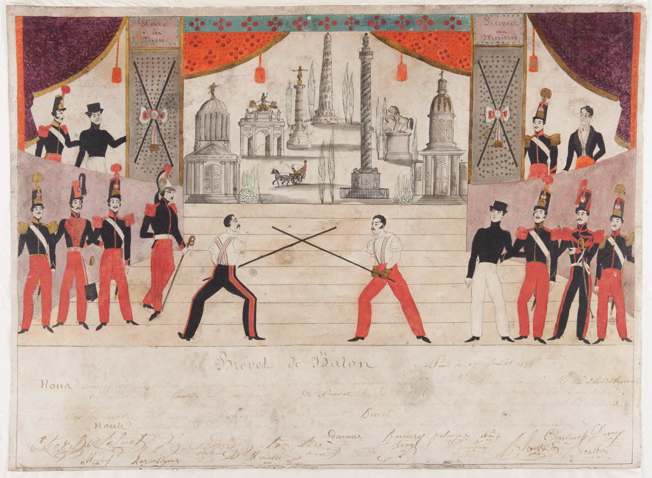 dessin Brévet de Balon 1990.7.1 Photo