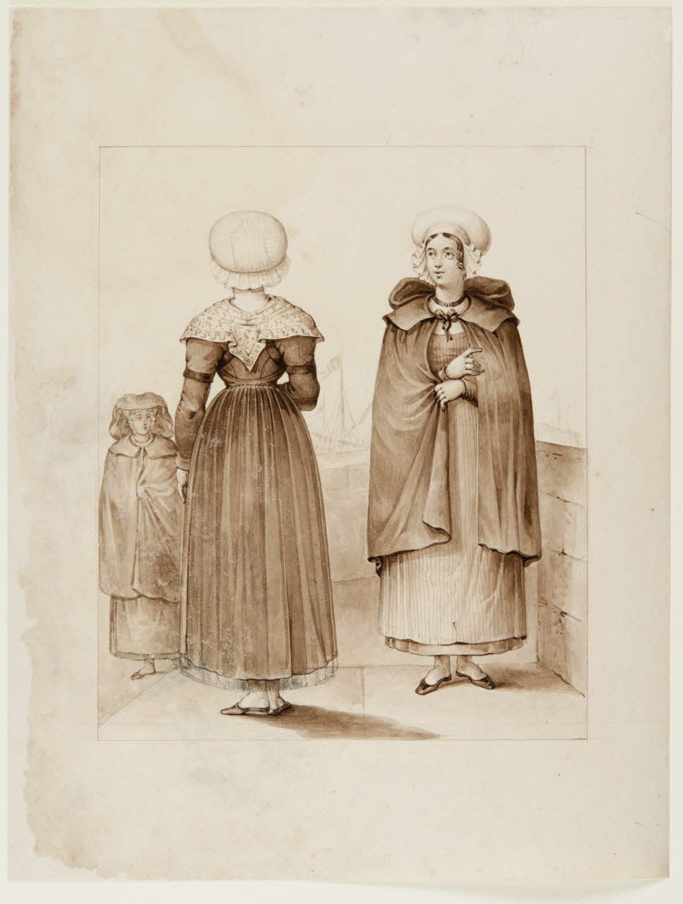 élément d'ensemble Femmes d'Angers 1991.15.41 Photo