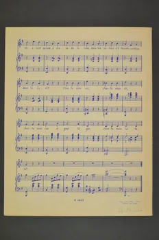 partition de musique petit format 1969.88.1107  Photo Mucem