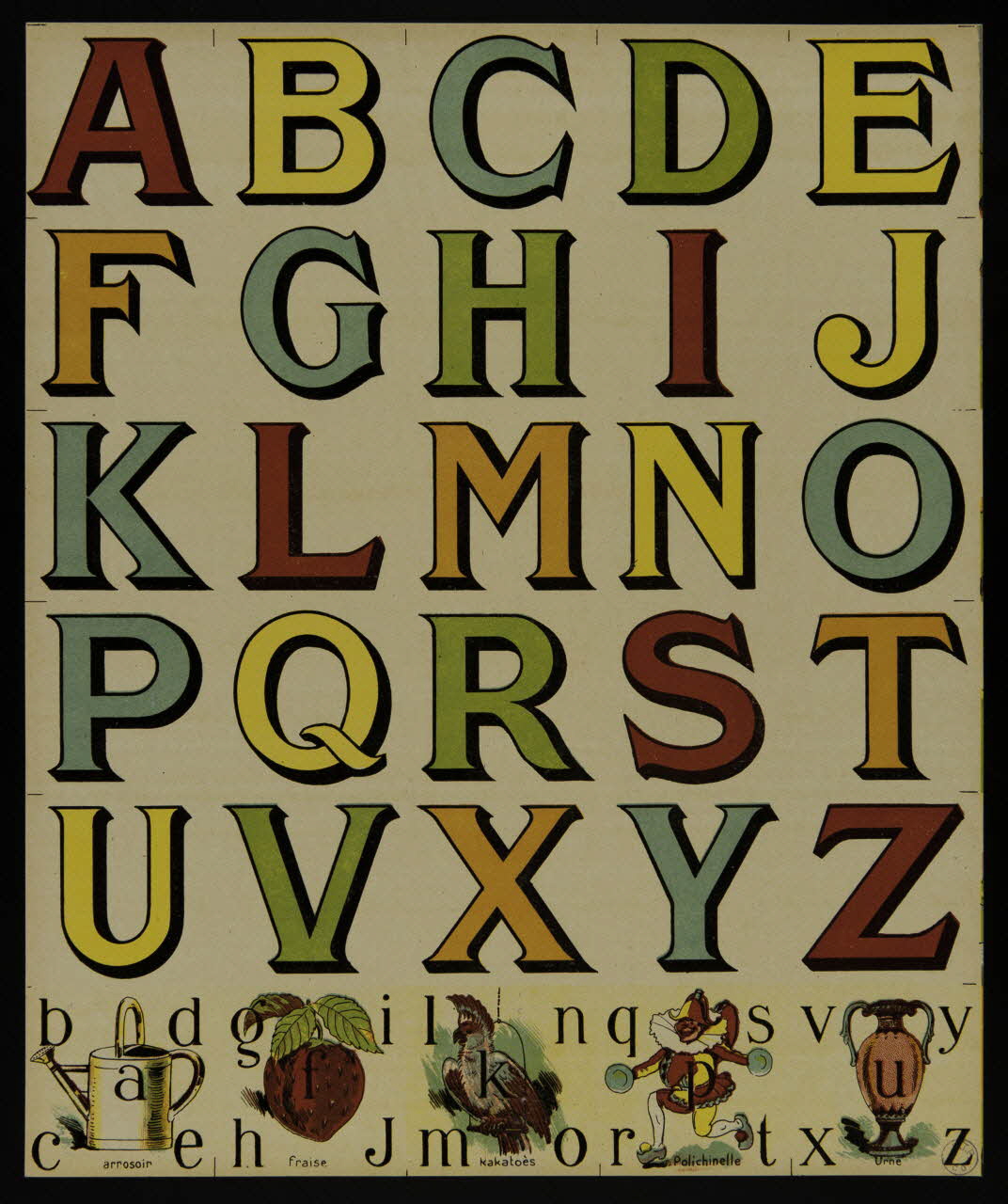 jeu Alphabets 1991.16.104 Photo Mucem