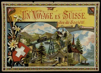 jeu UN VOYAGE EN SUISSE.  Jeu de Société. 1991.16.20  Photo
