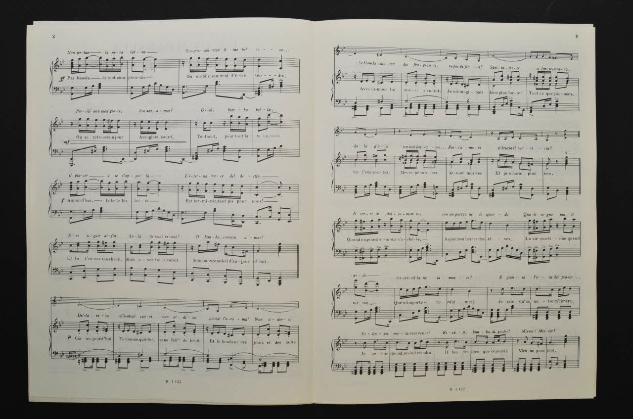 chanson petit format 1969.88.1109  Photo Mucem