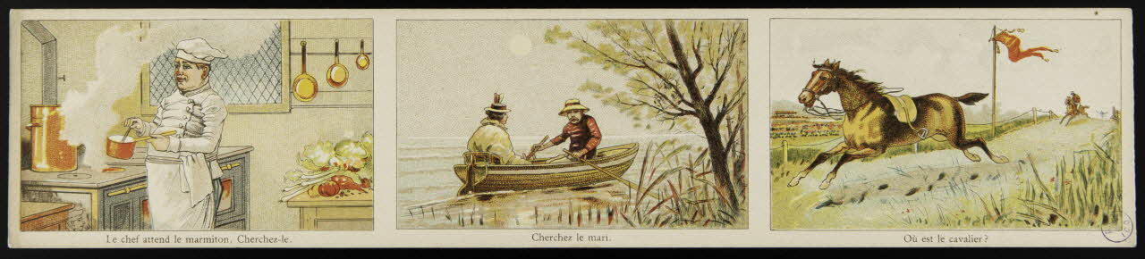 à compartiments : 3x1 Images à secrets 1991.16.63 Photo