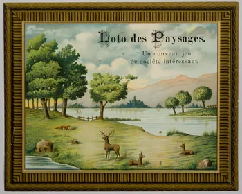 loto Loto des Paysages.  Un nouveau jeu  de société intéressant. 1991.16.80  Photo