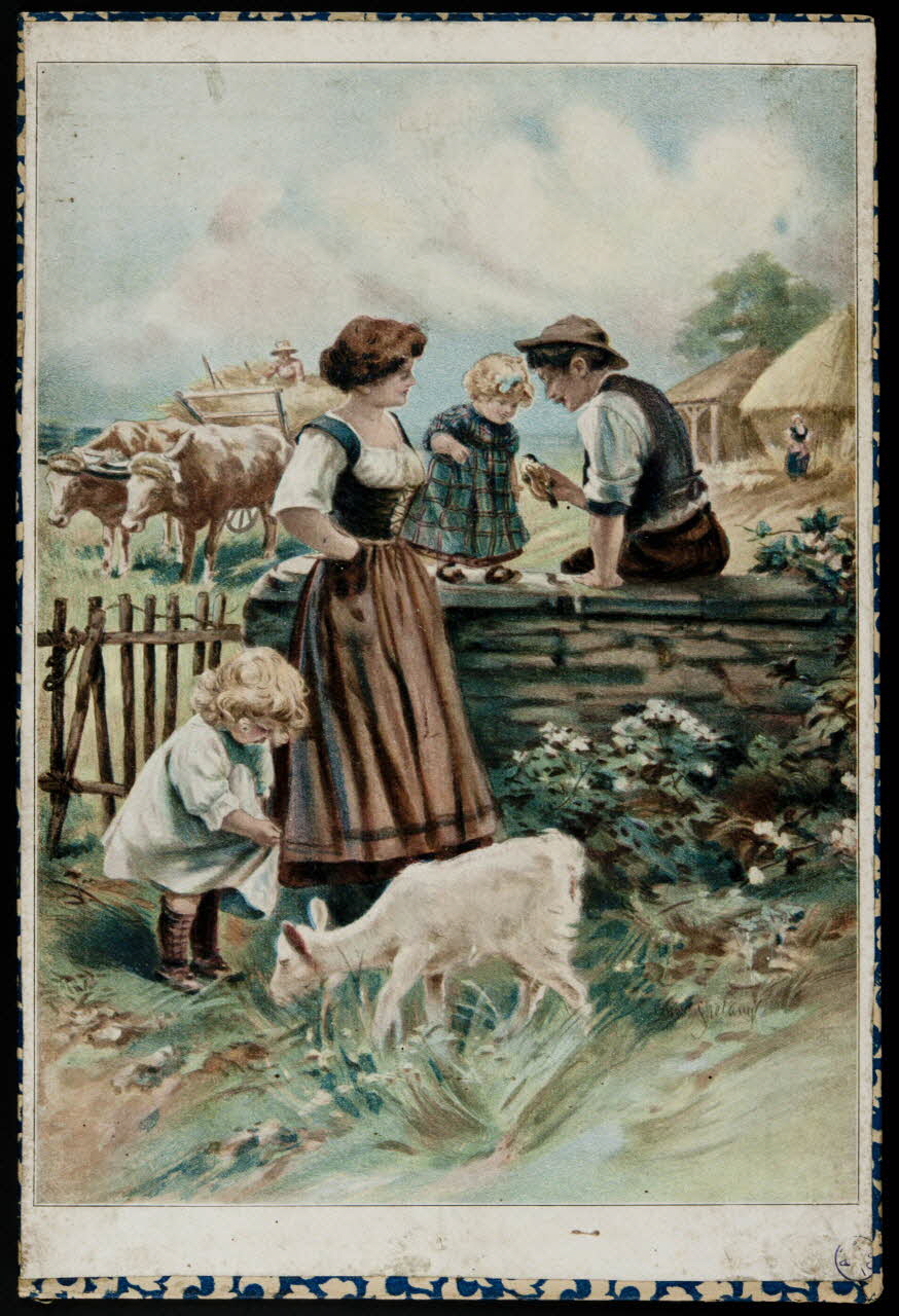 estampe Famille de paysans 1991.17.4 Photo