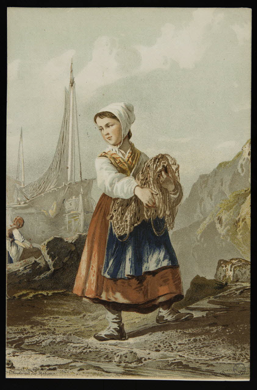 estampe Petite fille au filet 1991.17.6 Photo