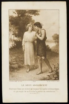 image pieuse LE DIVIN ADOLESCENT 1991.25.14 Photo