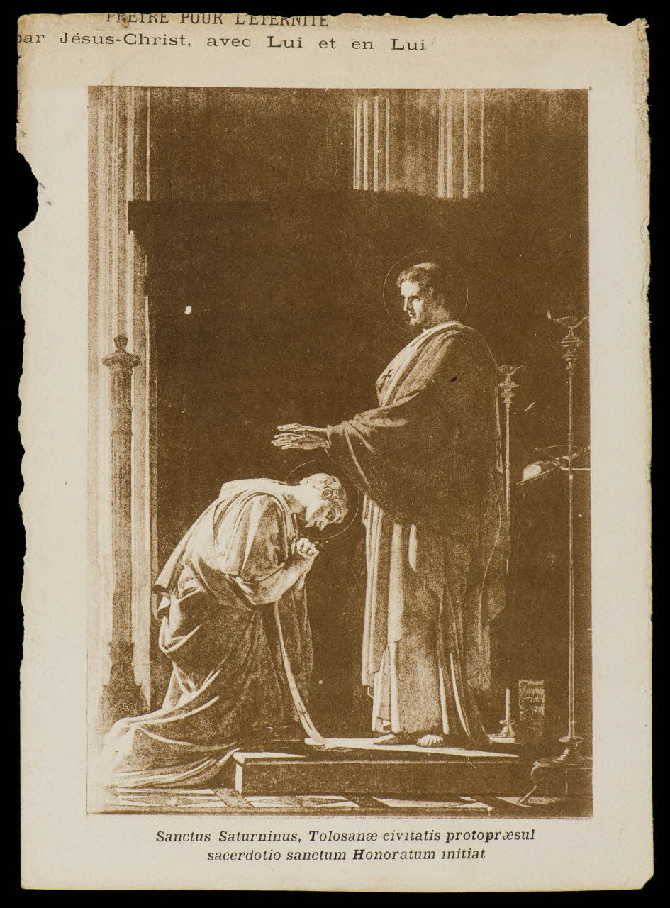 image pieuse PRETRE POUR L'ETERNITE  par Jésus-Christ, avec Lui et en Lui 1903 1991.25.45 Photo