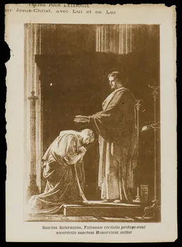 image pieuse PRETRE POUR L'ETERNITE  par Jésus-Christ, avec Lui et en Lui 1903 1991.25.45 Photo