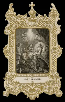 image pieuse Mort de Marie 1860 1991.25.47 Photo