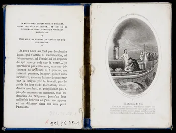 image pieuse MOYENS DE TRANSPORT POUR LE CIEL  En chemin de fer 1991.25.48.2  Photo