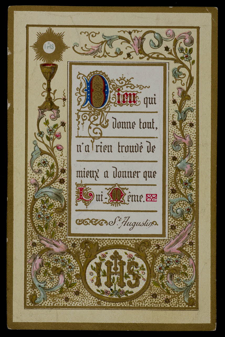 image pieuse SOUVENIR  de la  PREMIERE COMMUNION 1991.25.5 Photo