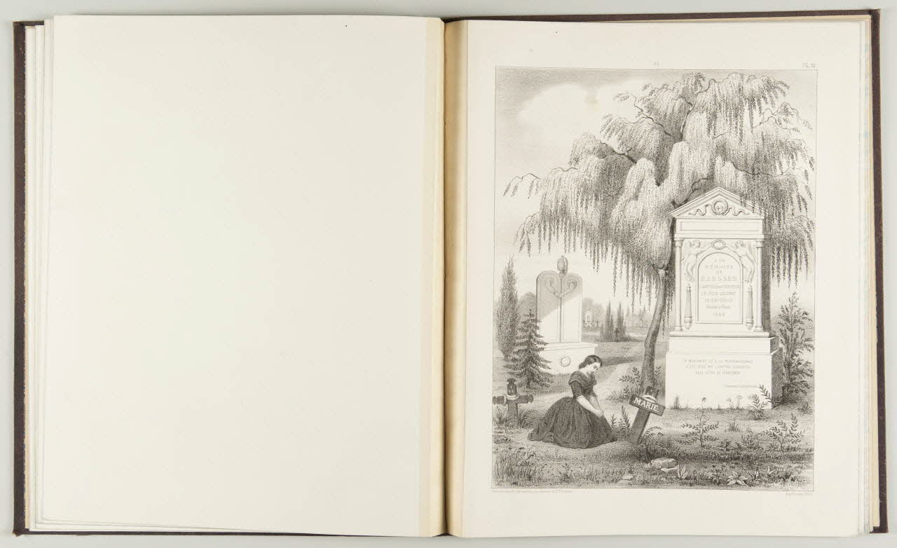 Florentin, P. ; Becquet Frères Album ALBUM  DE  DESSINS  EN  CHEVEUX. Ile-de-France, France 1871-1881 1991.7.1 Photo