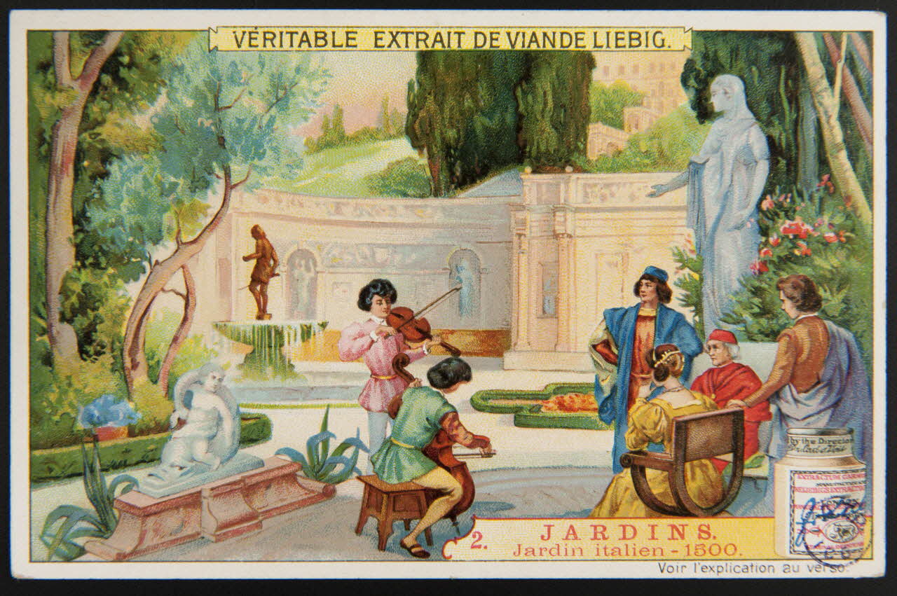carte réclame chromo Paris 1905 1992.1.113 Photo