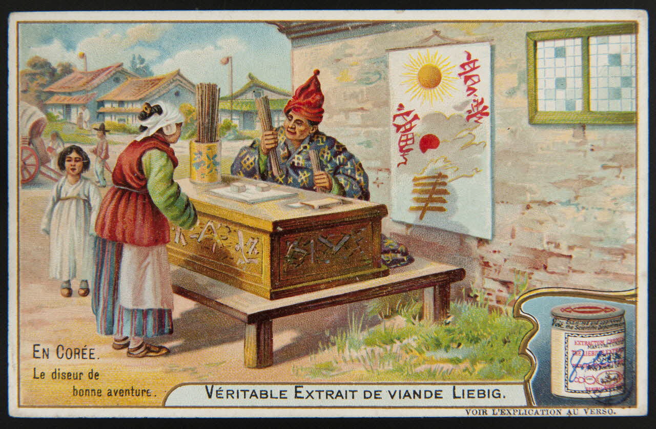 carte réclame chromo Paris 1903 1992.1.158 Photo