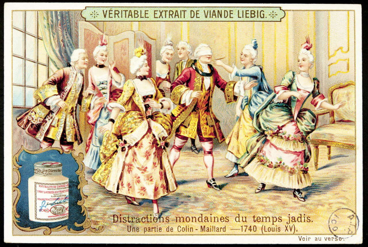 carte réclame chromo Paris 1897 1992.1.189 Photo