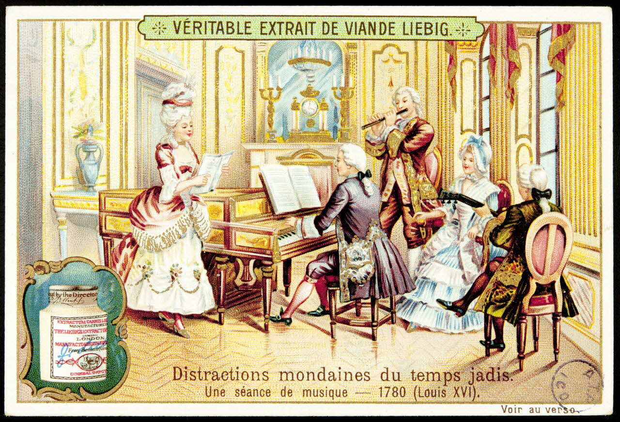 carte réclame chromo Paris 1897 1992.1.190 Photo