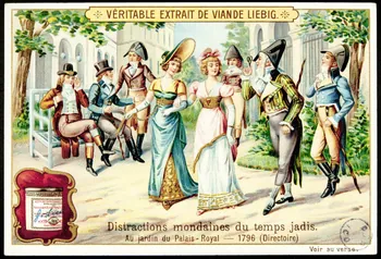 carte réclame chromo Paris 1897 1992.1.191 Photo