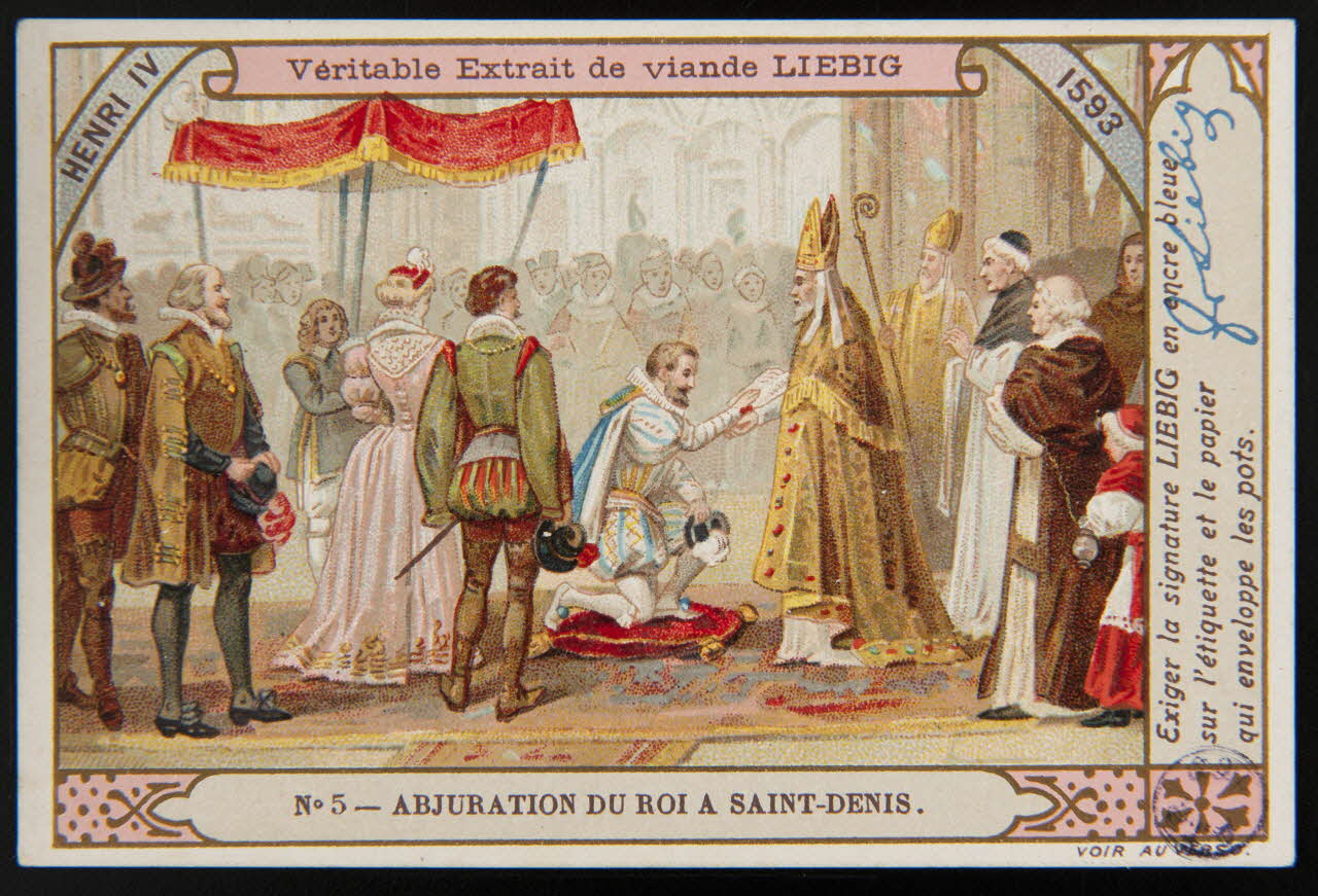 carte réclame chromo Paris 1902 1992.1.218 Photo
