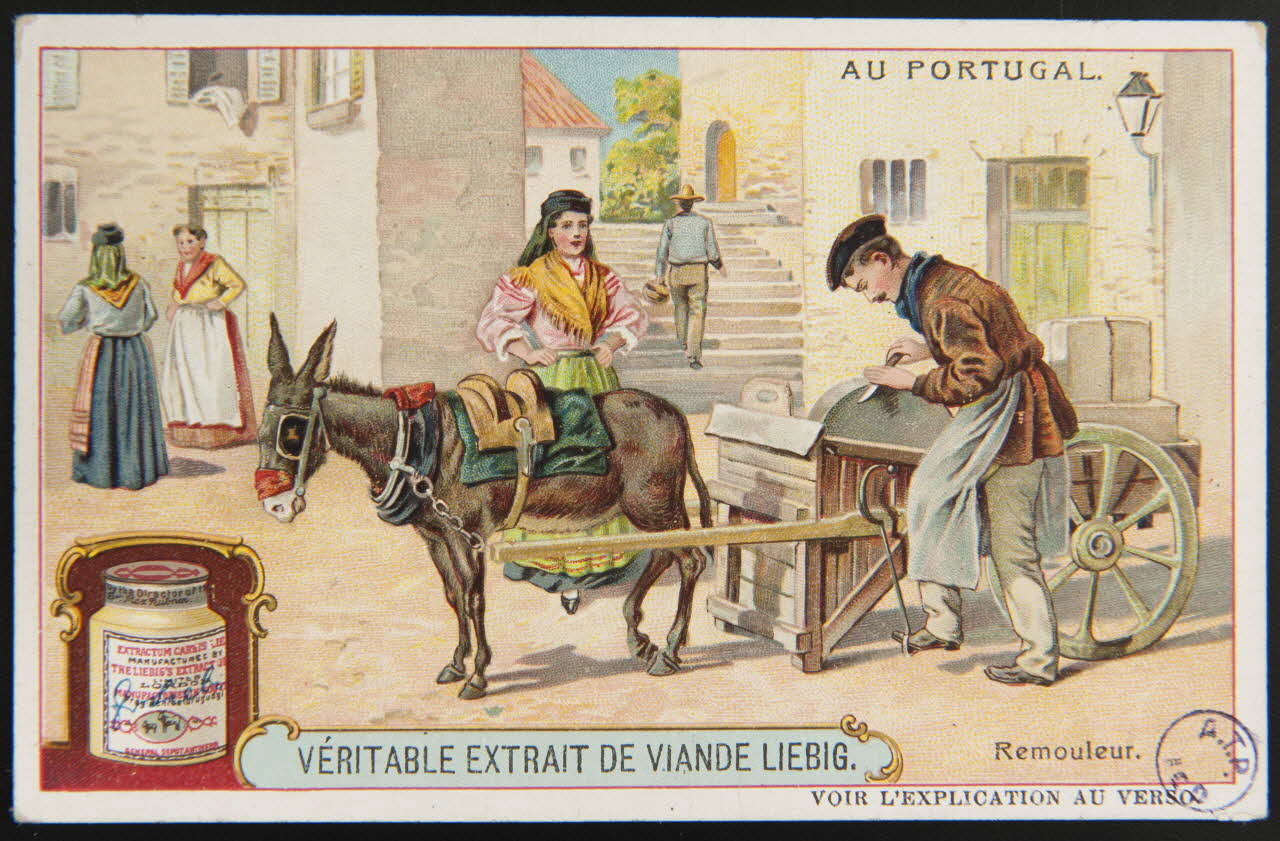 carte réclame chromo Paris 1909 1992.1.253 Photo