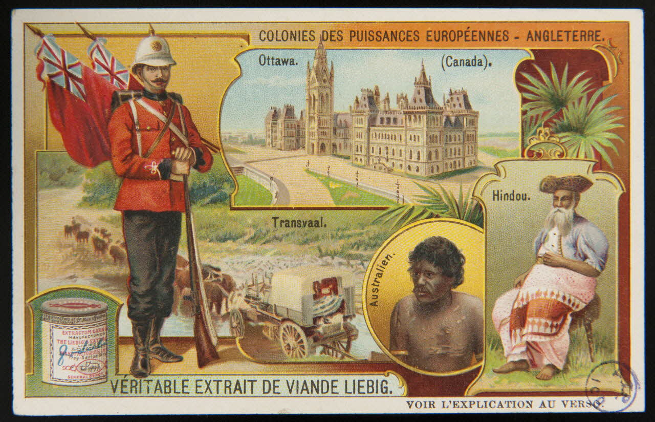 carte réclame chromo Paris 1909 1992.1.257 Photo