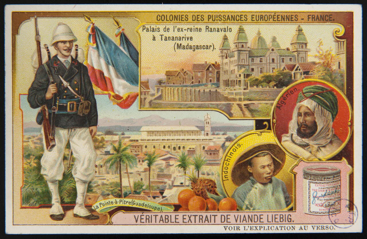 carte réclame chromo Paris 1909 1992.1.259 Photo