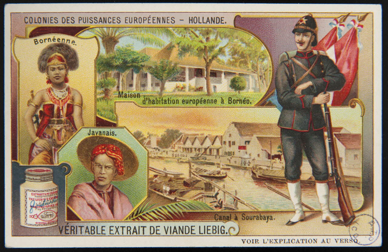 carte réclame chromo Paris 1909 1992.1.260 Photo