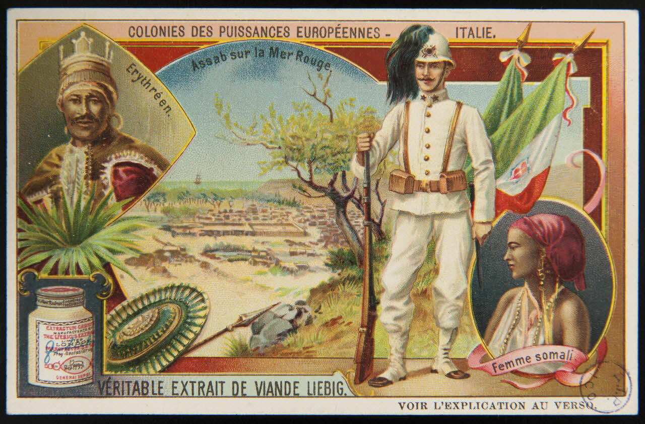carte réclame chromo Paris 1909 1992.1.261 Photo
