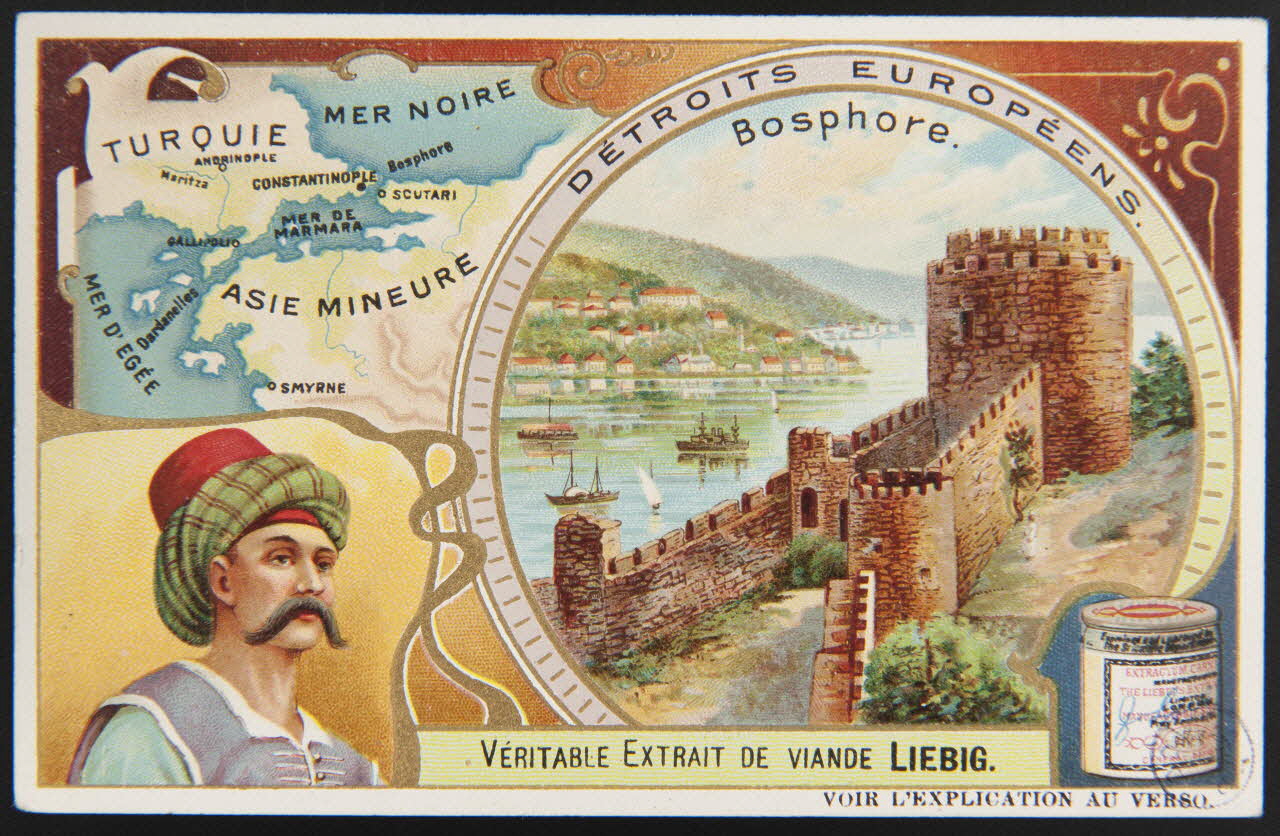 carte réclame chromo Paris 1906 1992.1.262 Photo