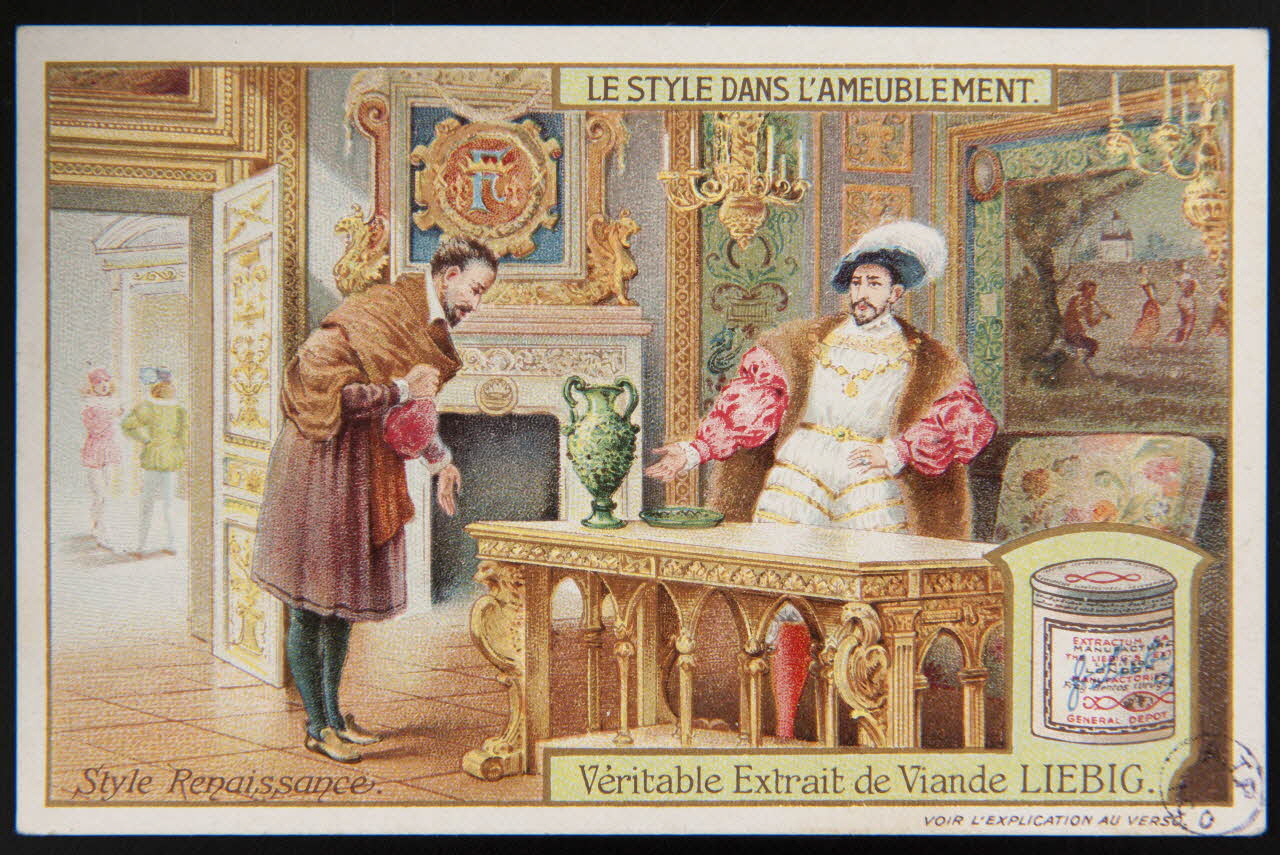 carte réclame Style Renaissance. 1992.1.276 Photo