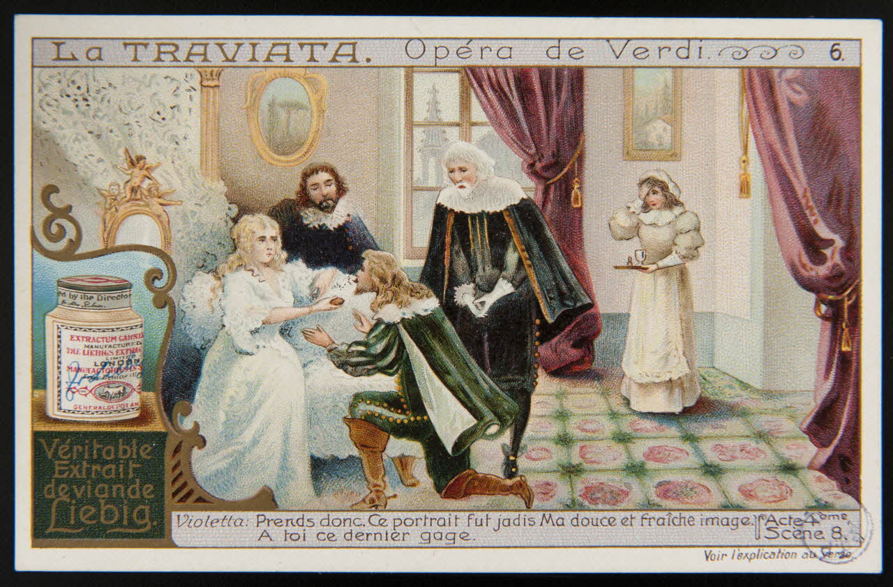 carte réclame chromo Paris 1908 1992.1.316 Photo