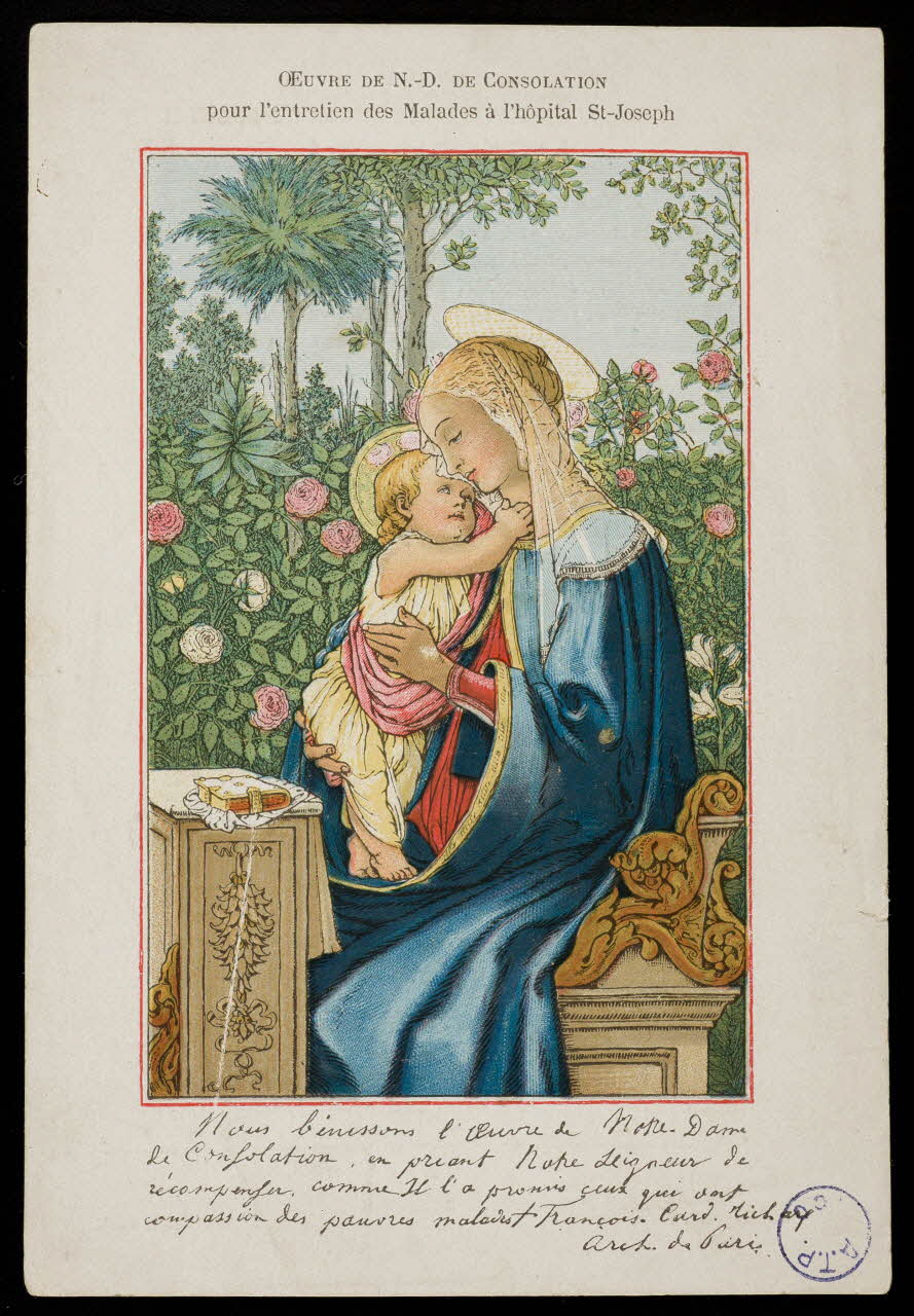 image pieuse Vierge à l'Enfant 1992.1.54 Photo