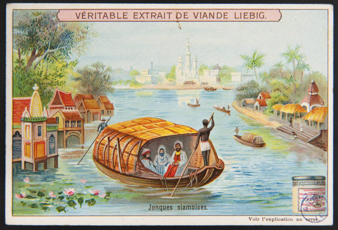 carte réclame chromo Paris 1888 1992.1.88 Photo