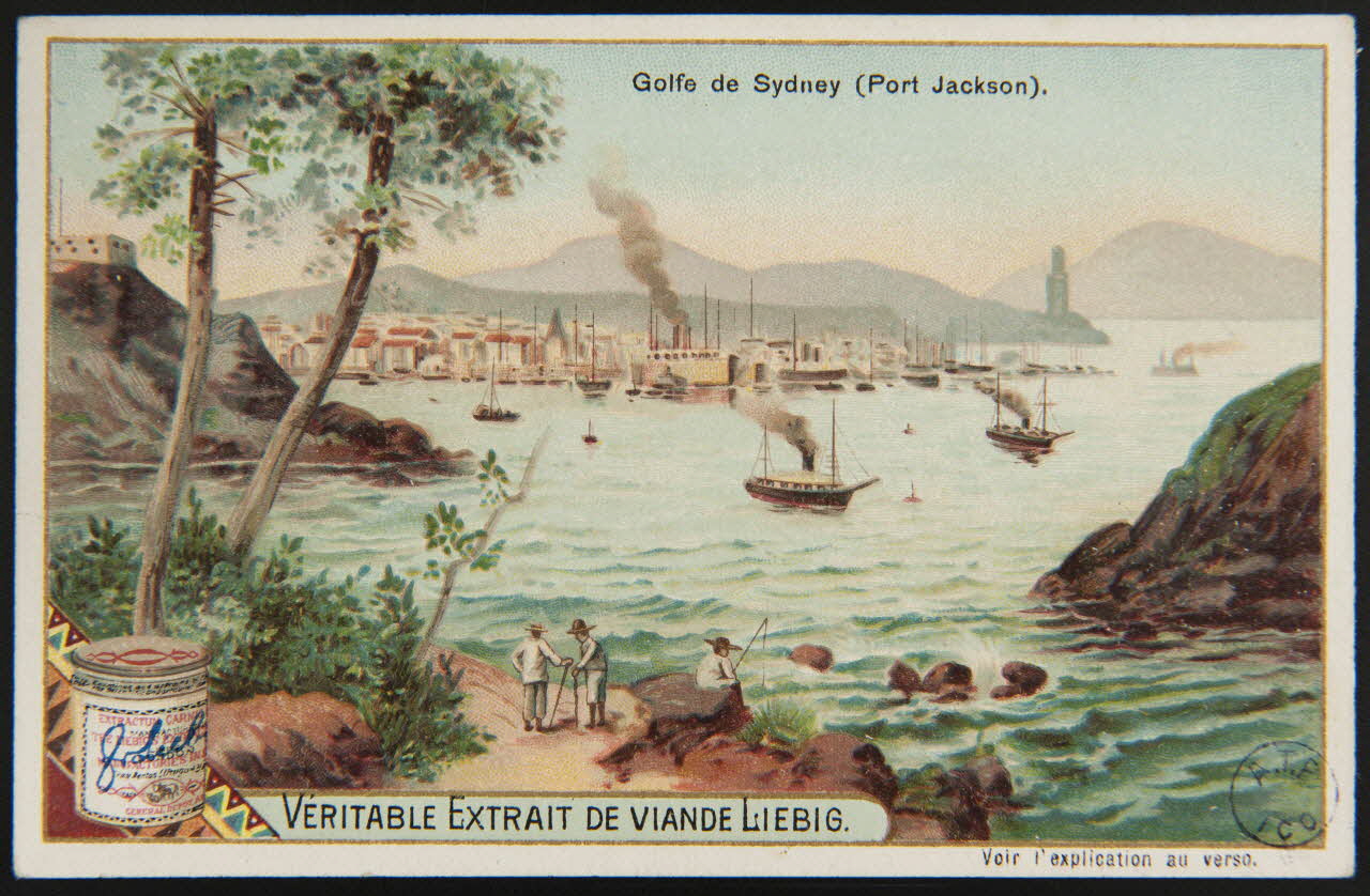 carte réclame chromo Paris 1903 1992.1.92 Photo