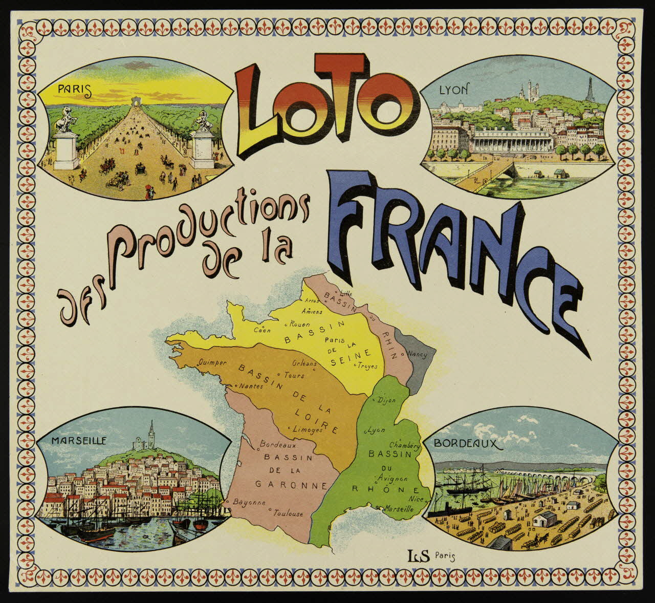 jeu LOTO  des Productions  de la France 1992.20.10 Photo