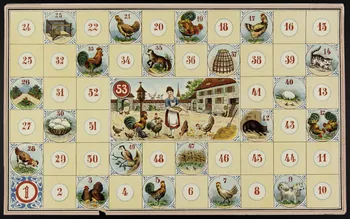 jeu de parcours Jeu de la ferme 1992.20.19 Photo