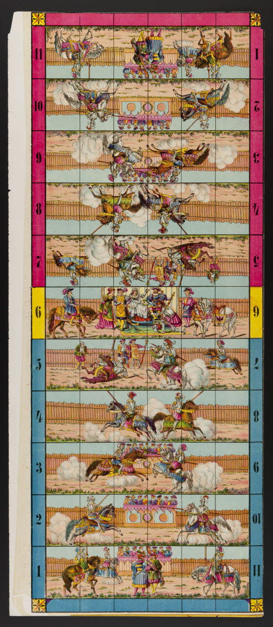 jeu de parcours Scènes de tournoi 1992.20.20 Photo