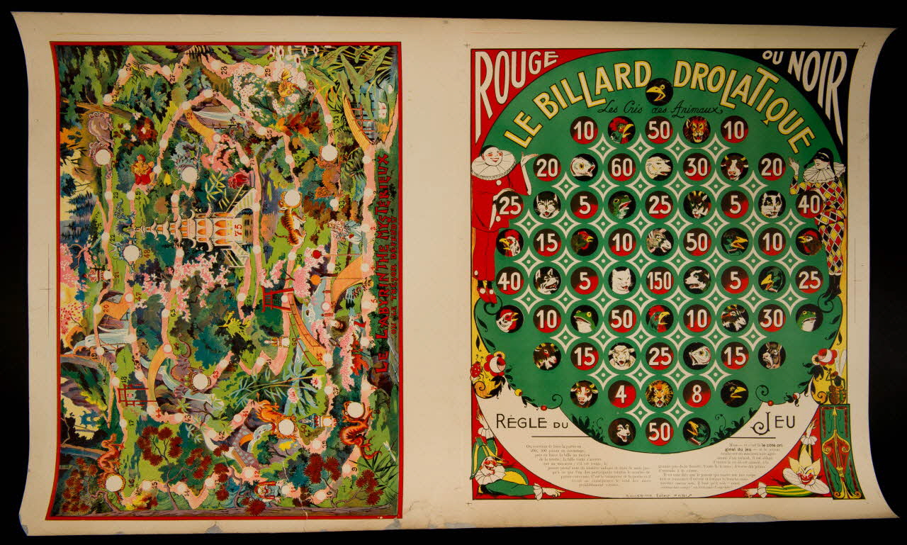 jeu de parcours LE LABYRINTHE MYSTERIEUX  OU LE TRESOR DEFENDU 1992.20.25 Photo