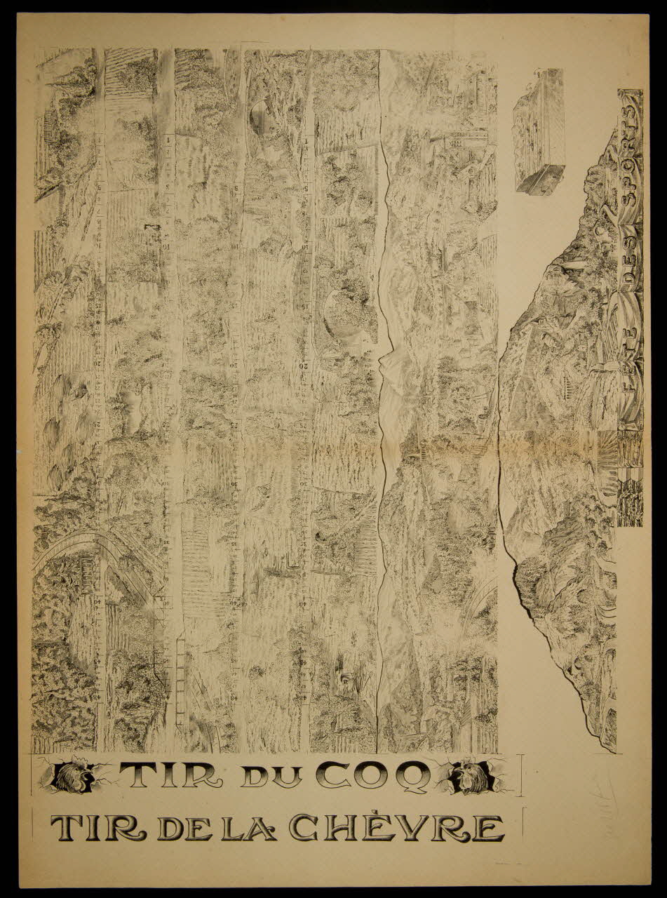 jeu TIR DU COQ  TIR DE LA CHEVRE 1992.20.33 Photo