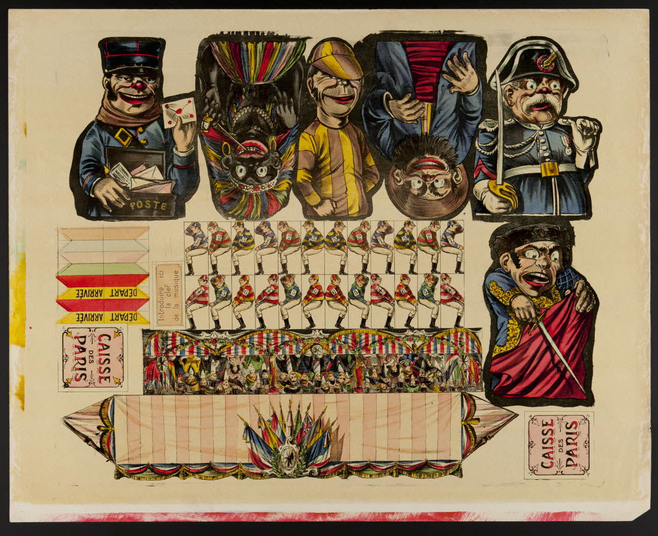 jeu Plateau et personnages de jeu de société 1992.20.43 Photo