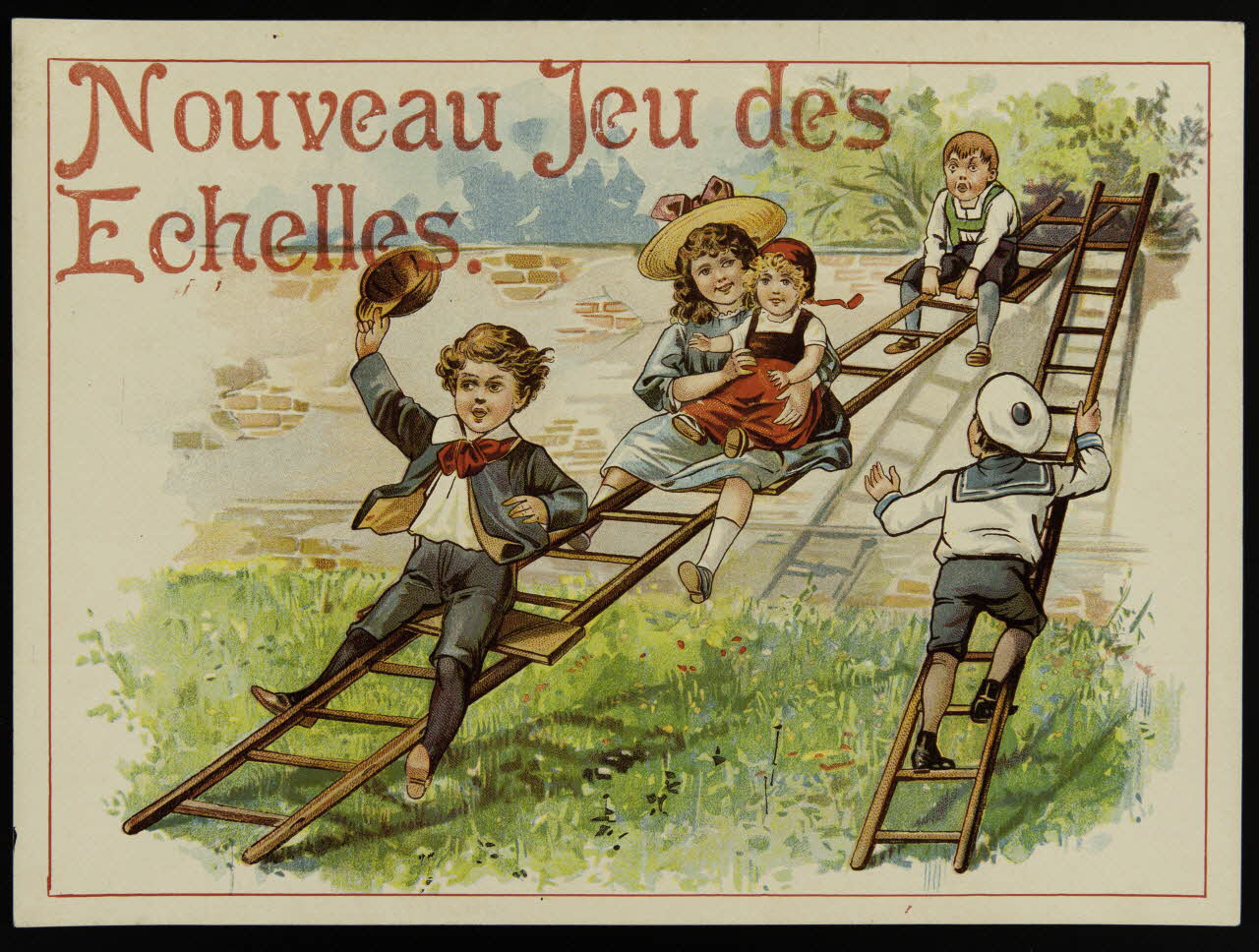 jeu Nouveau Jeu des  Echelles. 1992.20.9 Photo