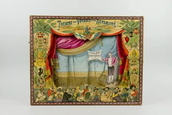 boîte de jeu VOYAGE AUTOUR DU MONDE  TABLEAUX LUMINEUX  PAR UN PETIT FRANCAIS 1992.23.2.1-16 Photo