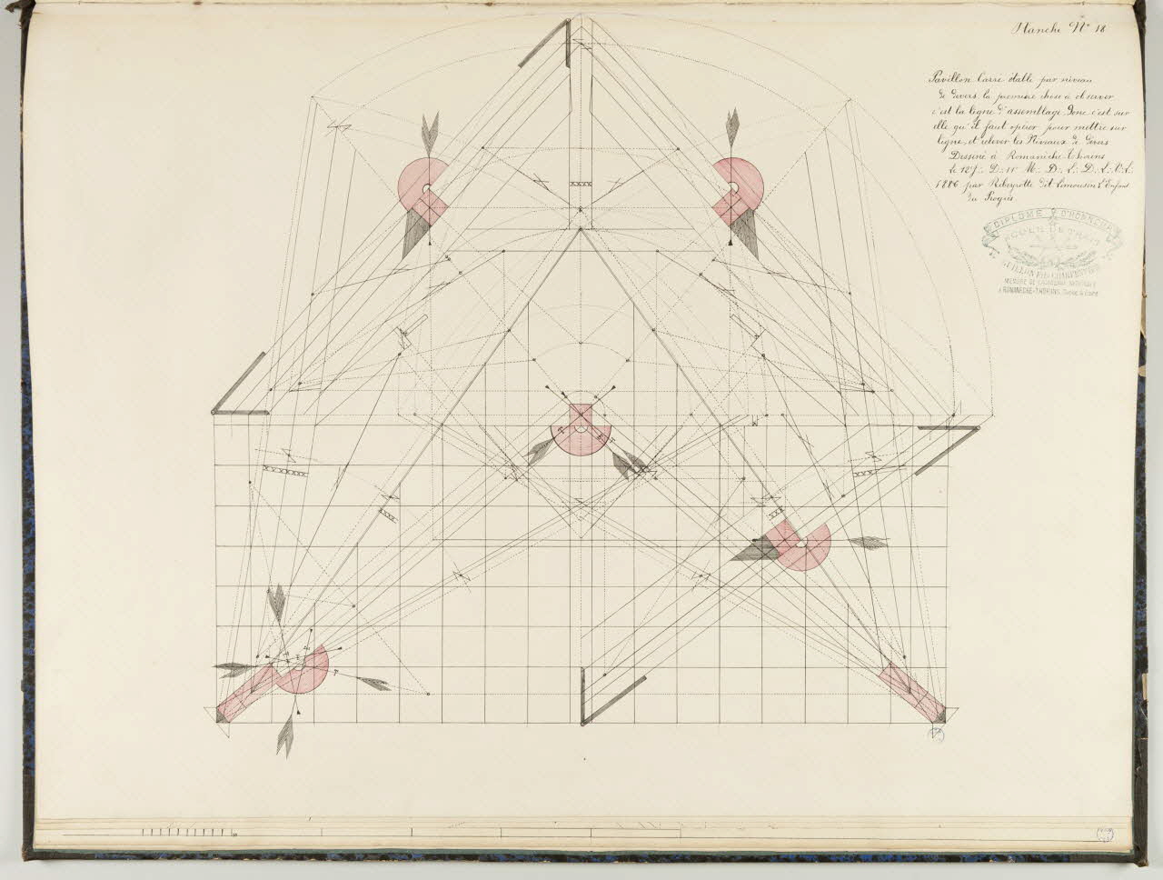 album Pavillon Carré établi par niveau 1992.33.1.18 Photo