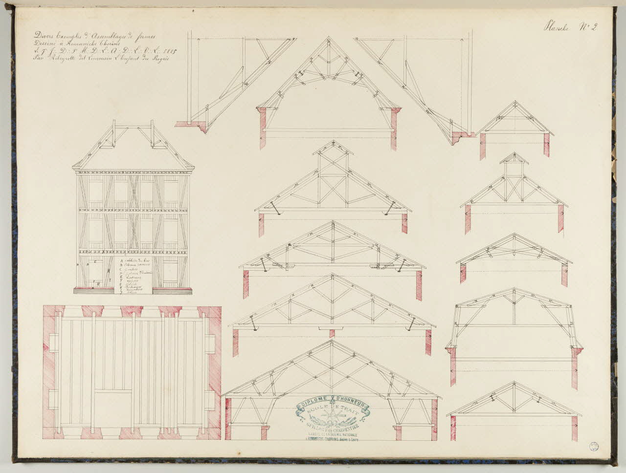 album Divers Exemples d'Assemblages de fermes 1992.33.1.2 Photo
