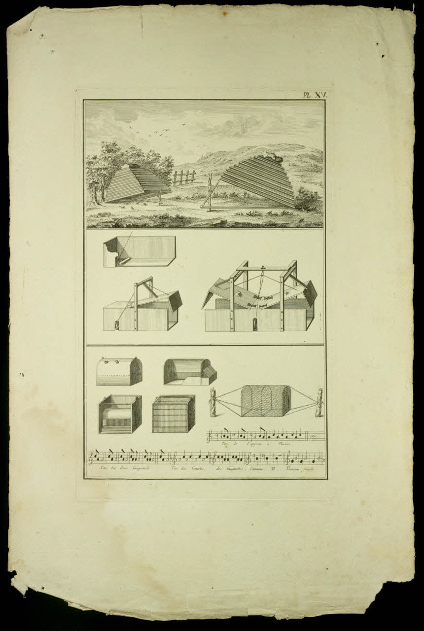 imagerie ancienne Trébuchets et cages 1992.40.8 Photo