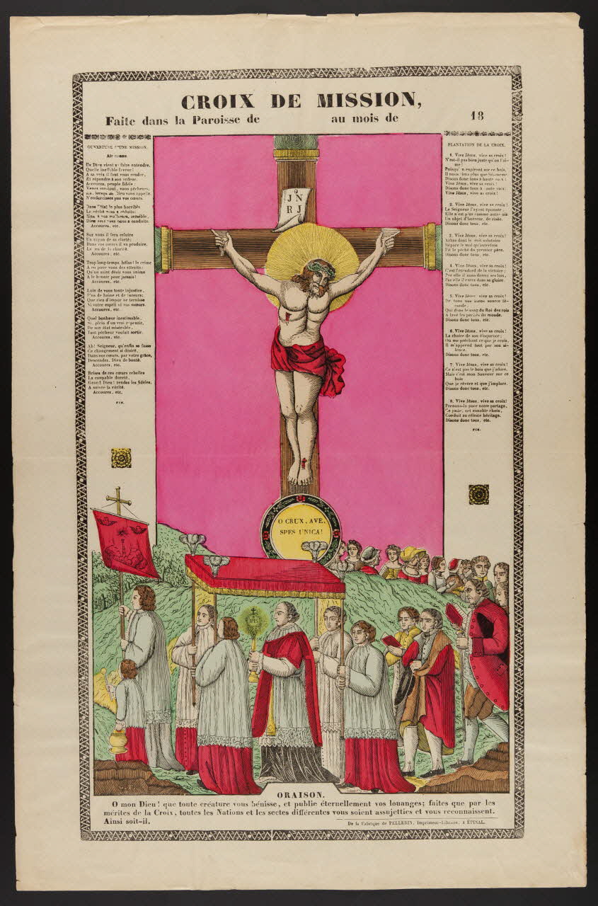 estampe CROIX DE MISSION 1992.7.32 Photo