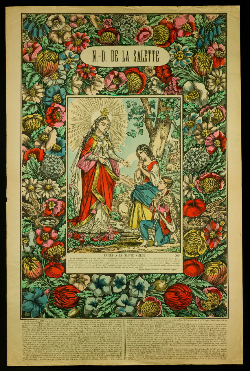 estampe N.-D. DE LA SALETTE 1992.7.34 Photo