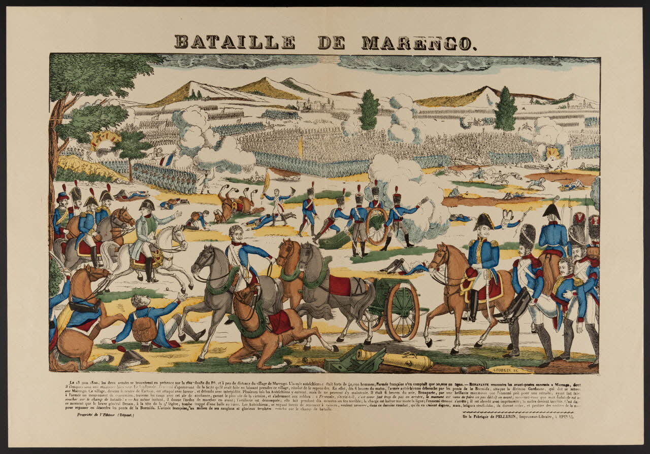 estampe BATAILLE DE MARENGO 1992.7.5 Photo