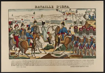 estampe BATAILLE D'IENA 1992.7.7 Photo